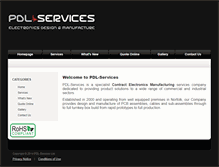 Tablet Screenshot of pdl-services.com